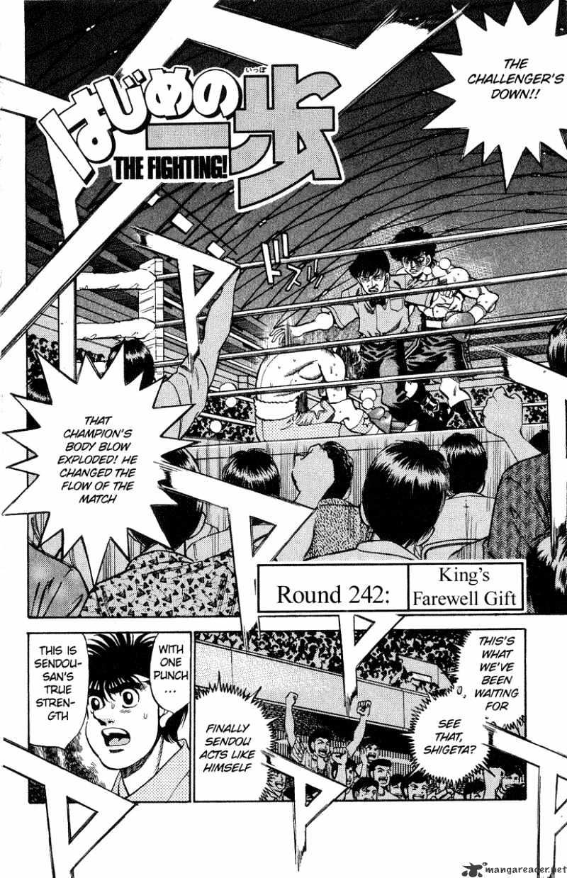 Hajime no Ippo: Fighting Spirit, Chapter 242 image 05